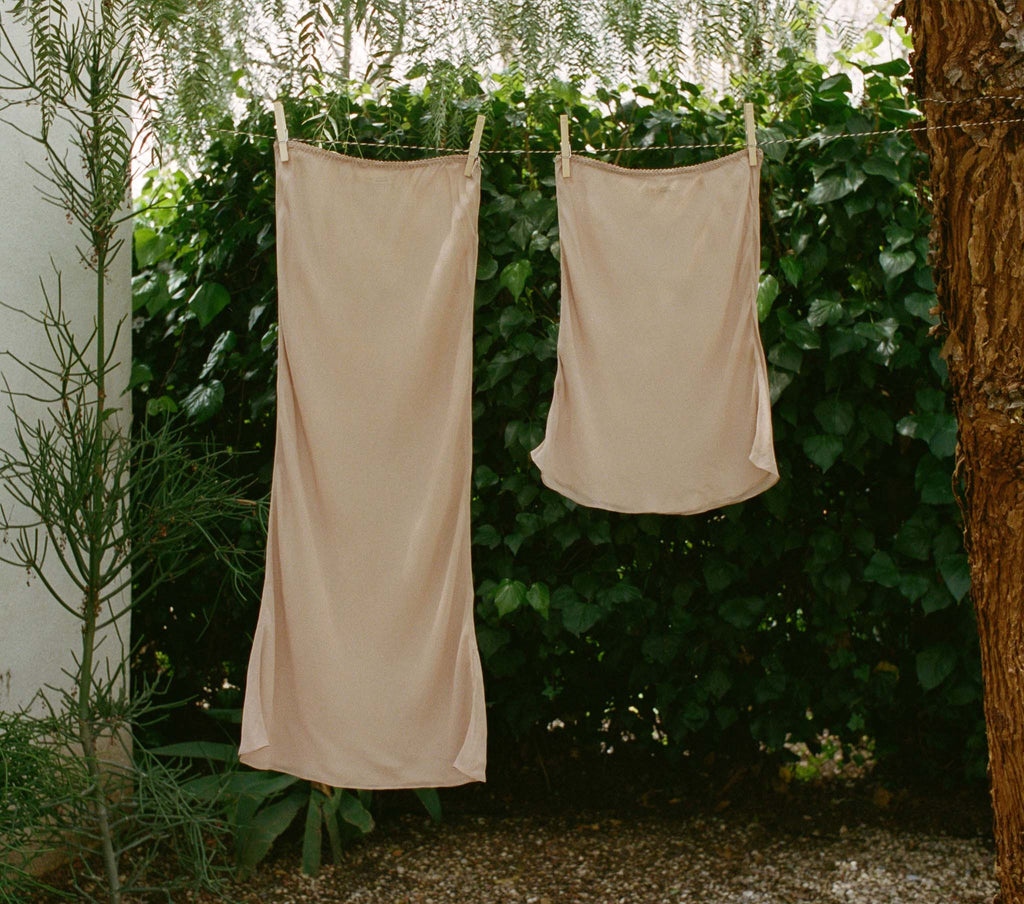 Long Skirt Slip in Conch - view 2