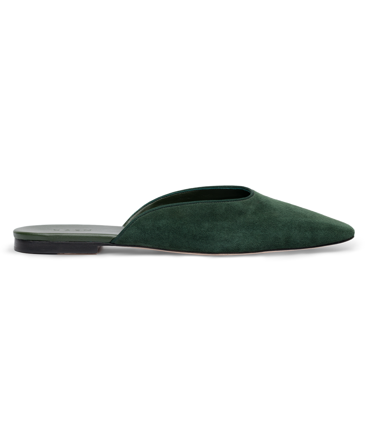 Adair Slide in Dark Pine Suede - view 9