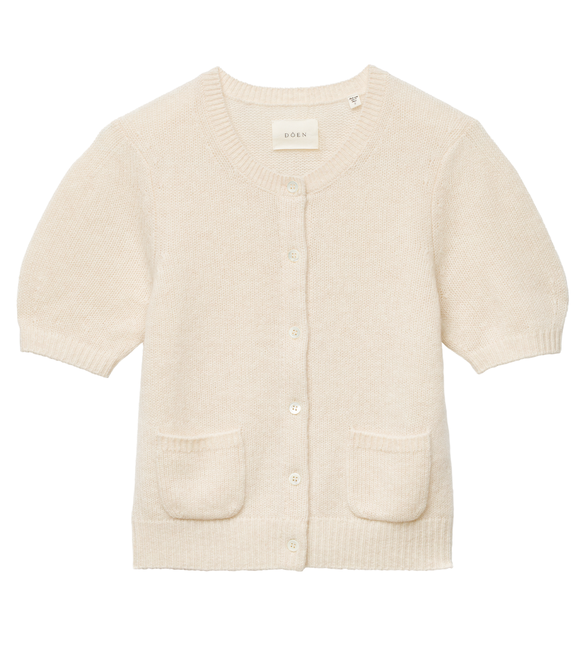 Alesia Cashmere Cardigan in Dogwood - view 5