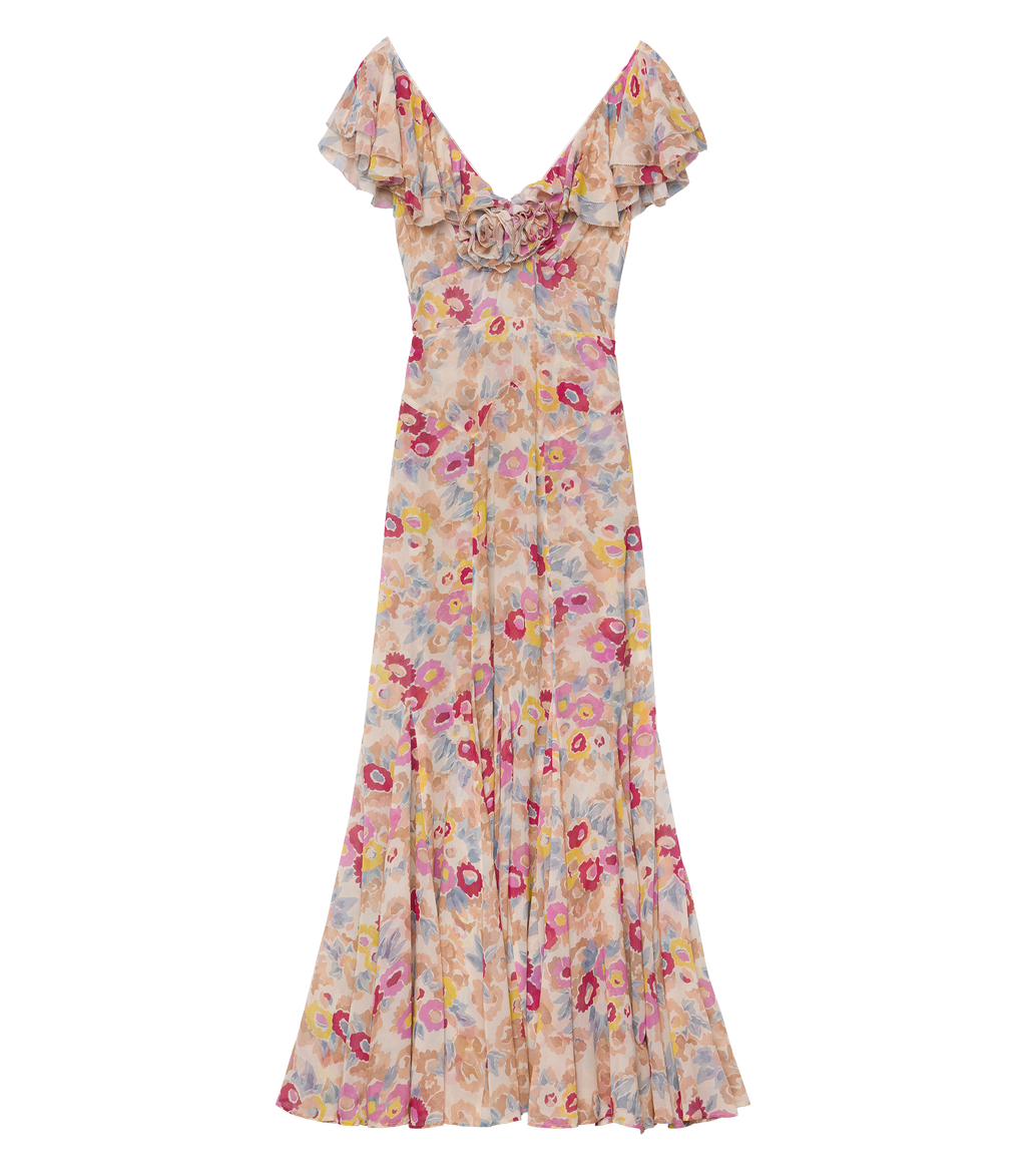 Amérelle Dress in Jardin de Camelias - view 7