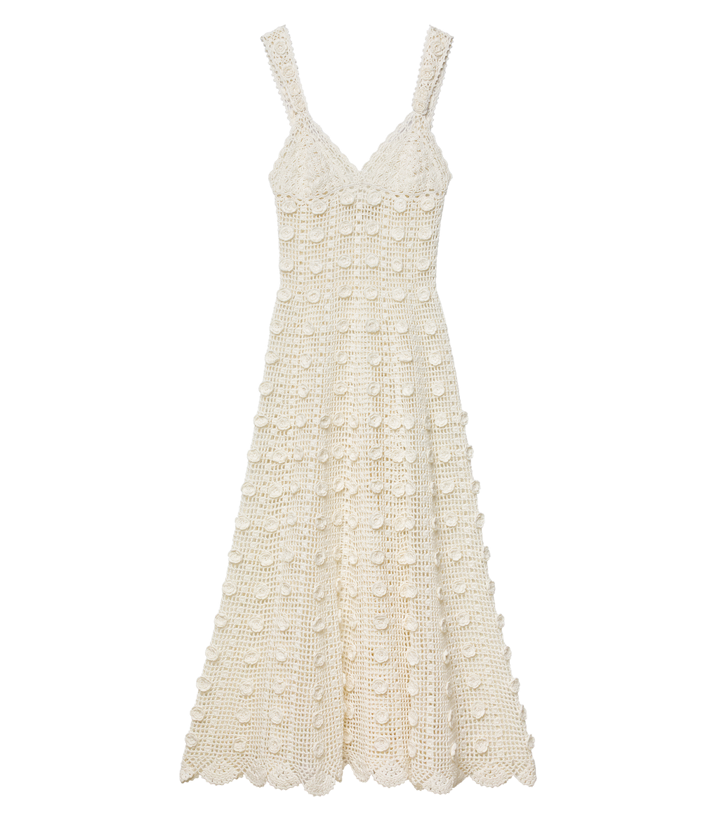 Aristea Dress in Pearl - view 9