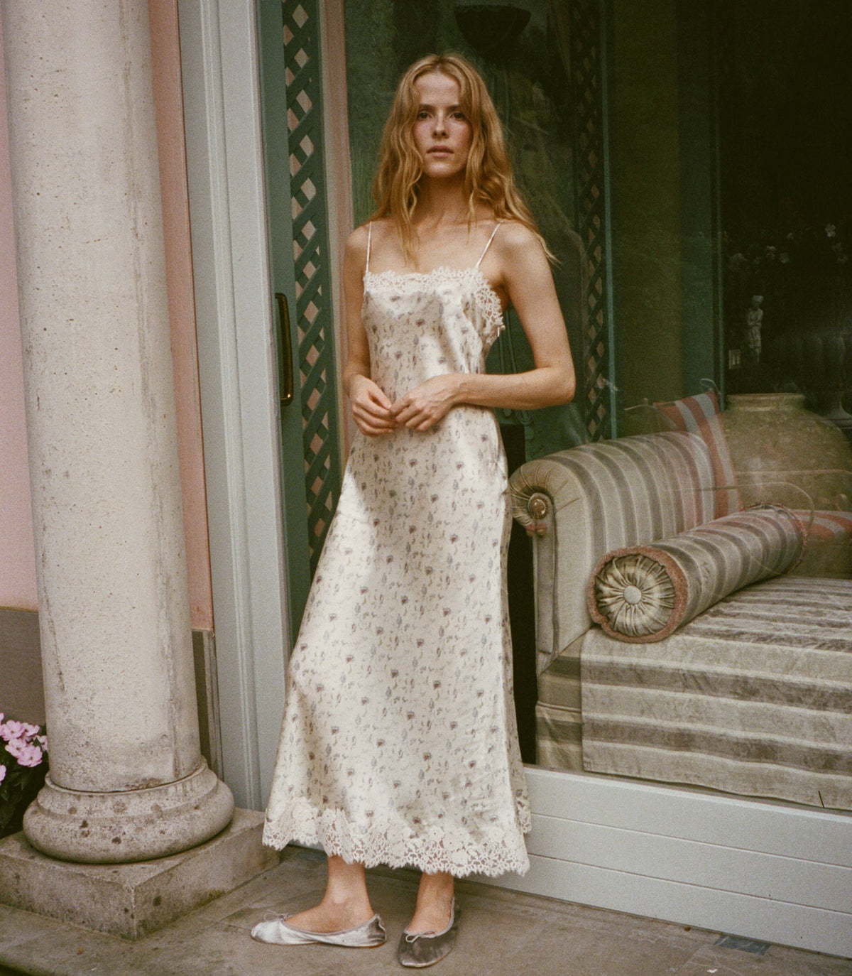 Bethilde Dress in Camellia Bloom - view 2