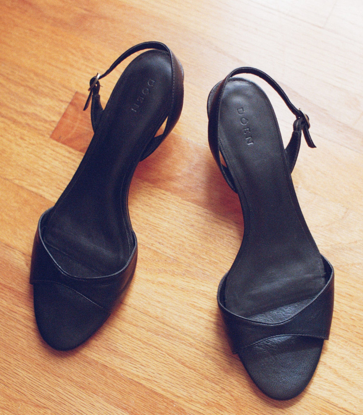 Bette Slingback in Black Nappa - view 4