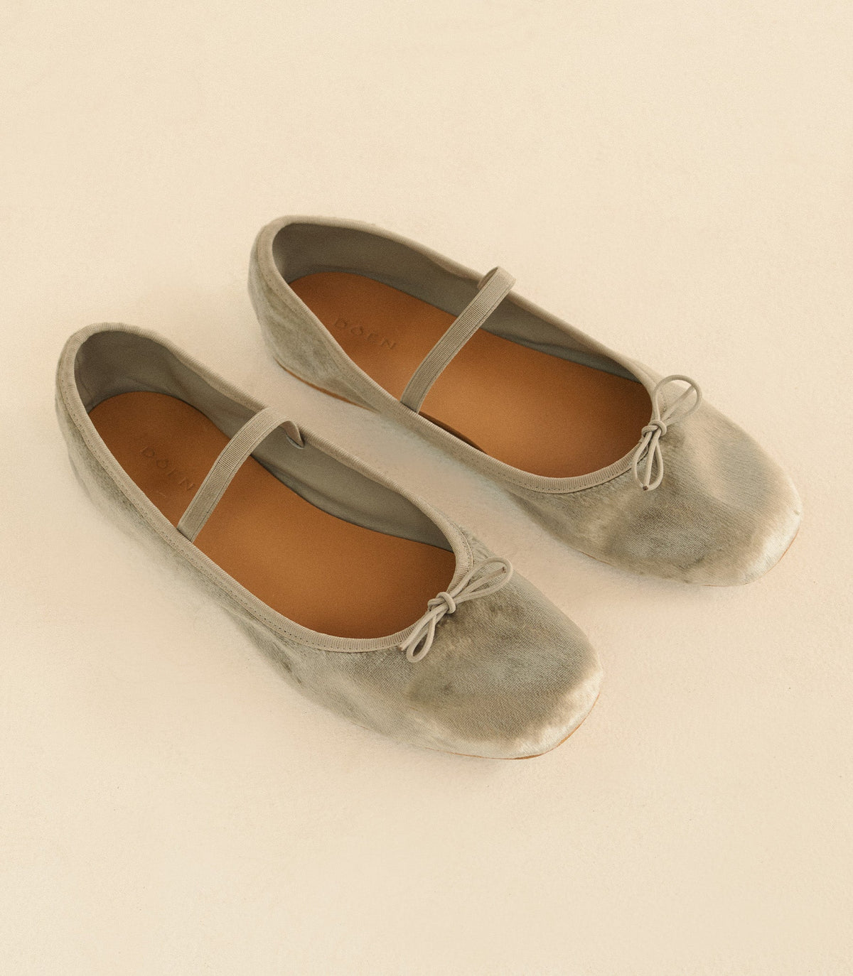 Eleni Mary Jane in Dove Panne Velvet - view 7