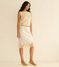 Louden Cashmere Cable Top in Dogwood - view 1