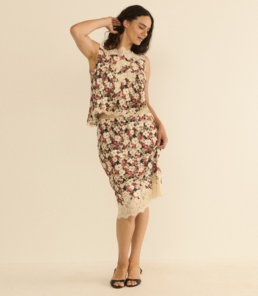 Elowette Skirt in Wildflower Bramble - view 7
