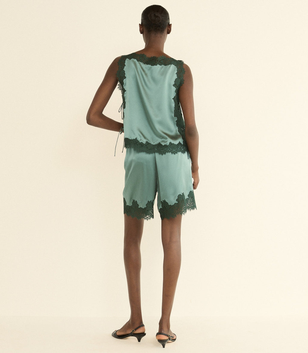 Evania Top in Dulac Green - view 4