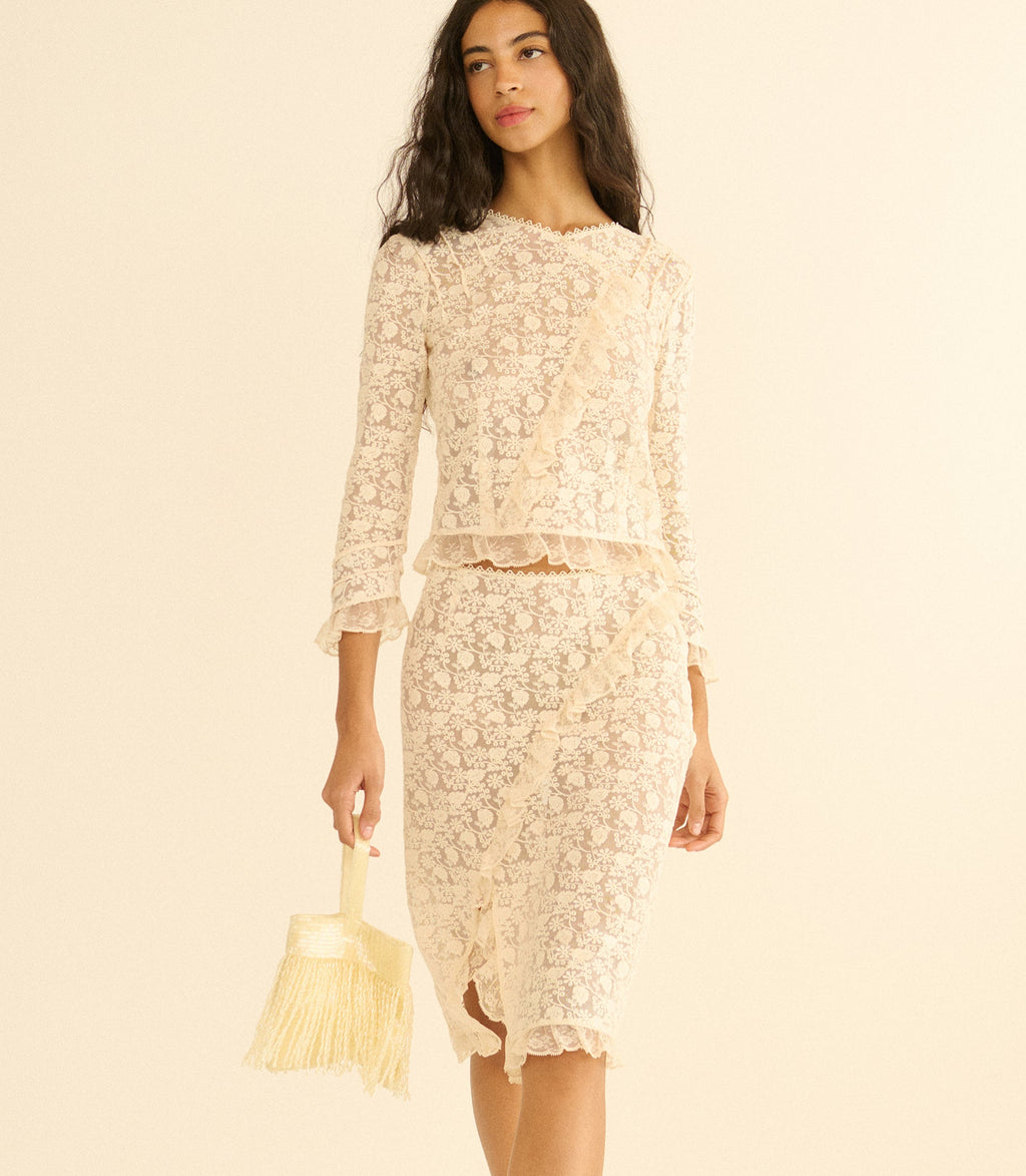 Fayette Top in Soft Camellia - view 3