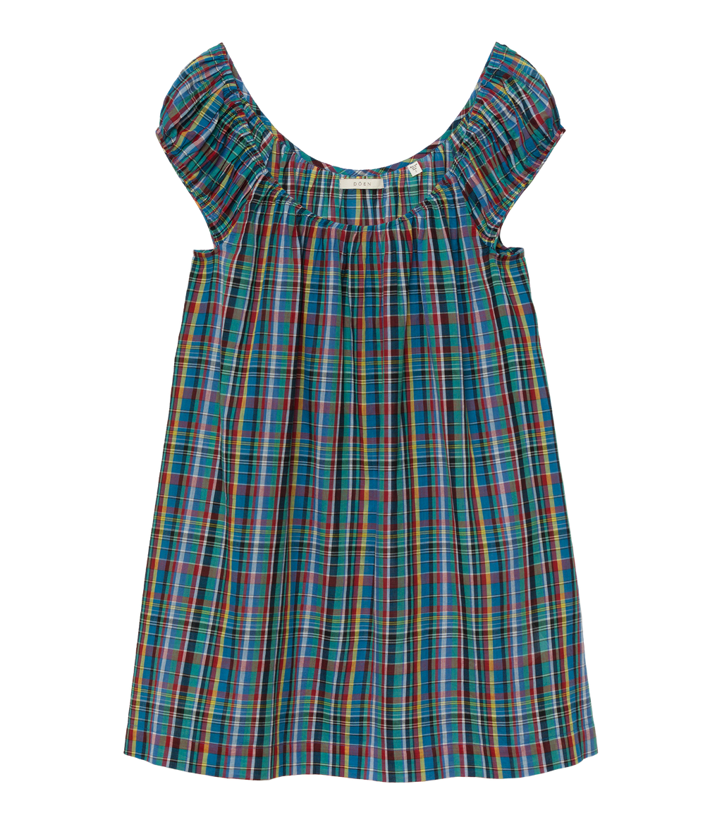 Faye Dress in Alderbrook Plaid - view 5