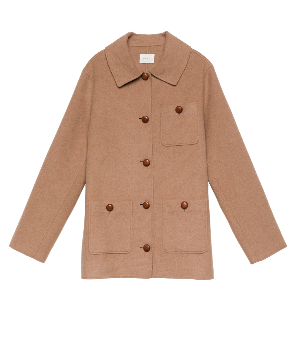 Germain Coat in Light Khaki - view 8