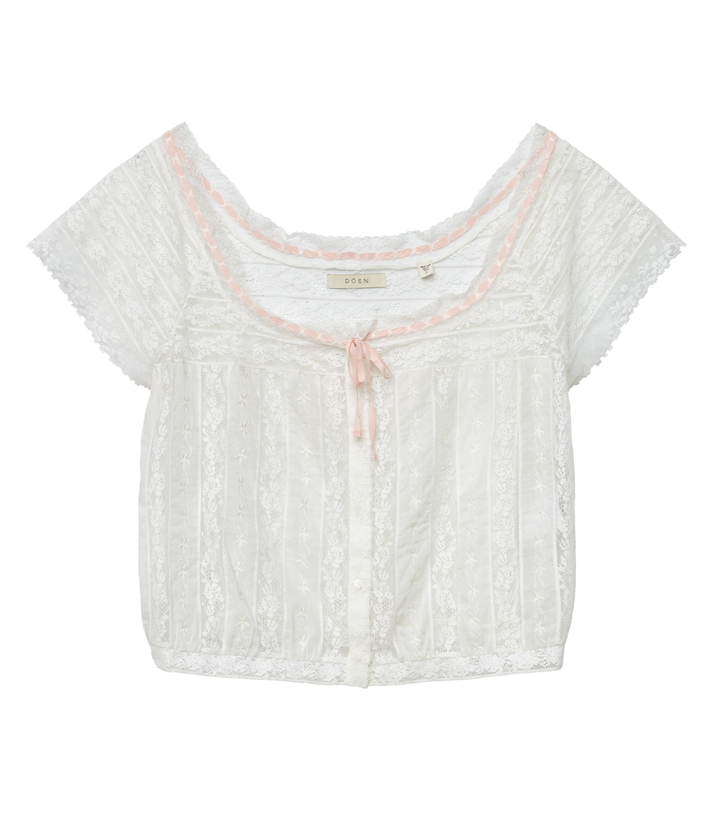 Greta Top in Salt - view 6