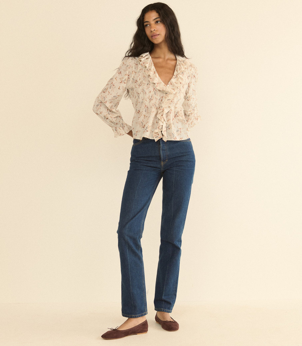 Hardy Top in Crème Windswept Meadow - view 7