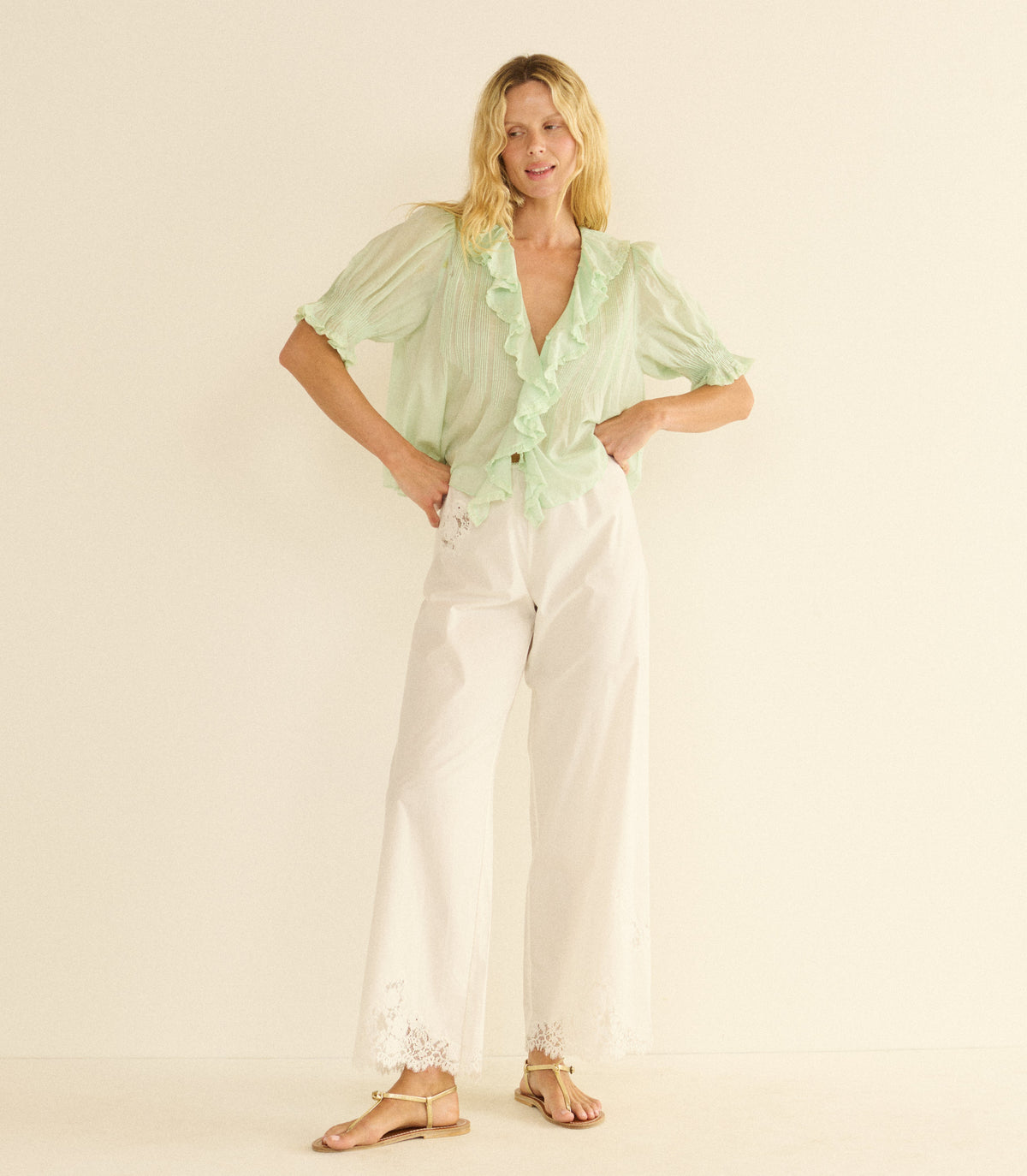 Henri Top in Seafoam - view 8