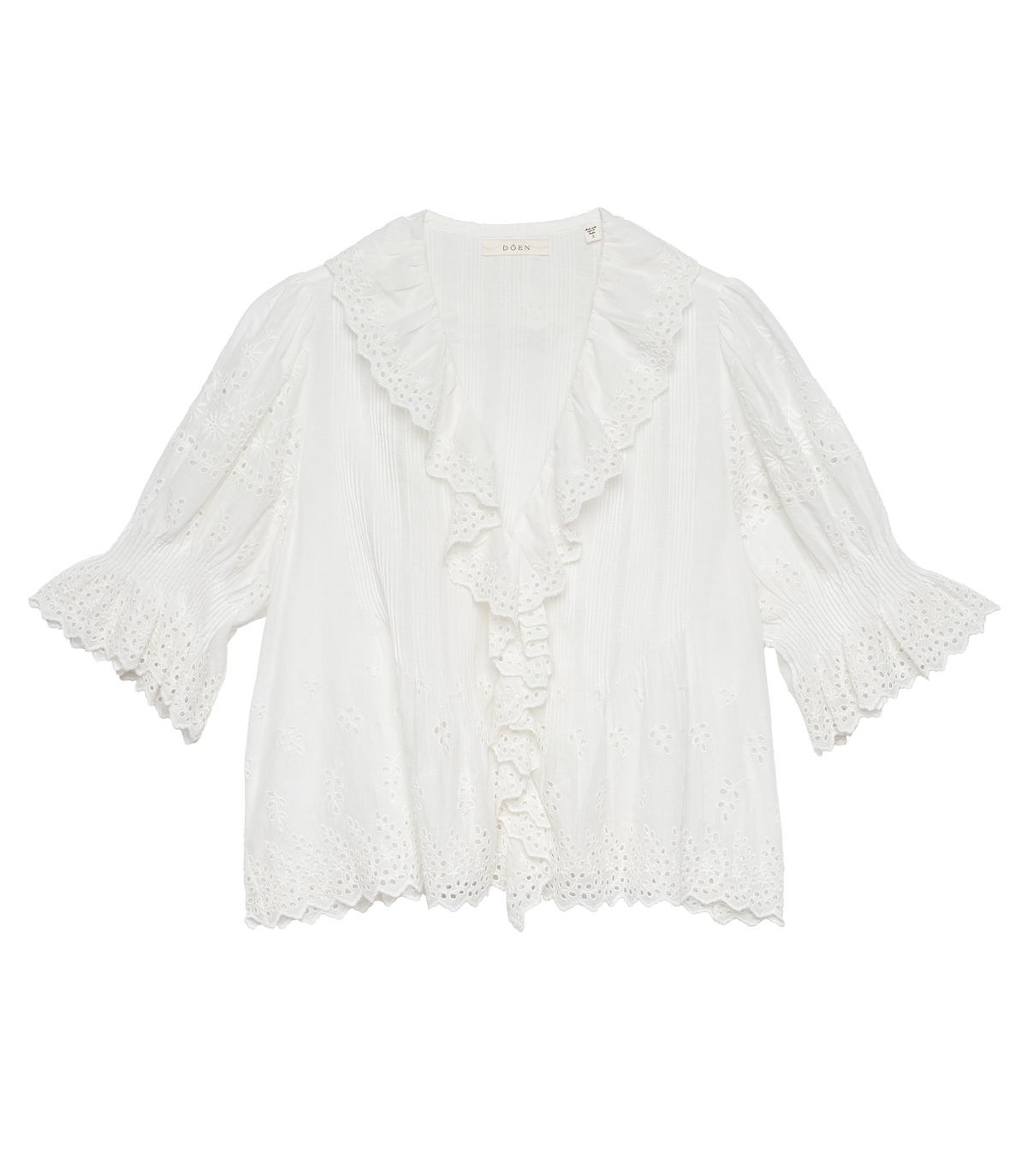 Henri Top in Salt Eyelet - view 6