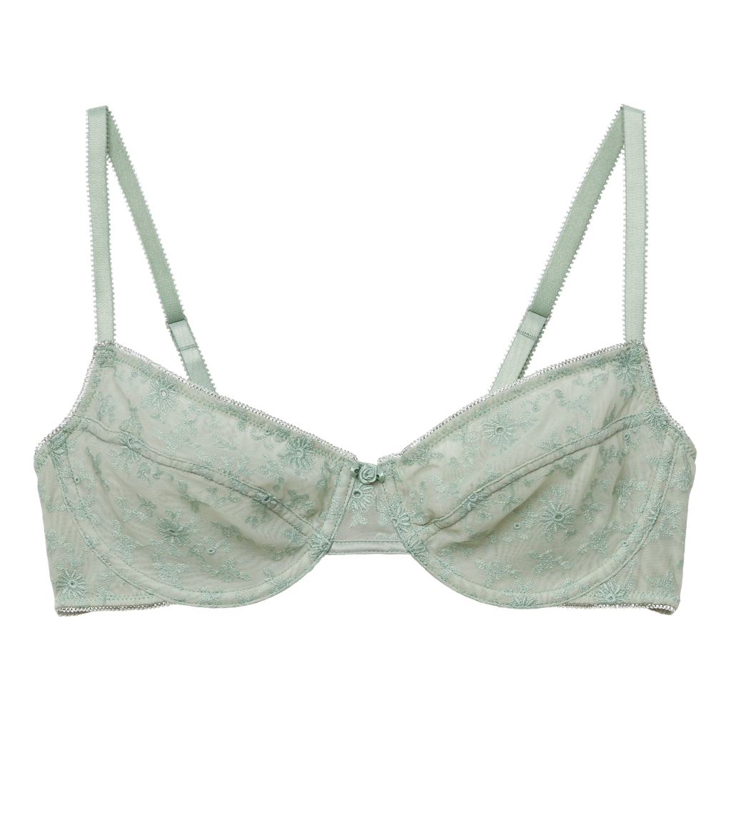 Idalia Bra in Celadon Clover Blossom - view 8