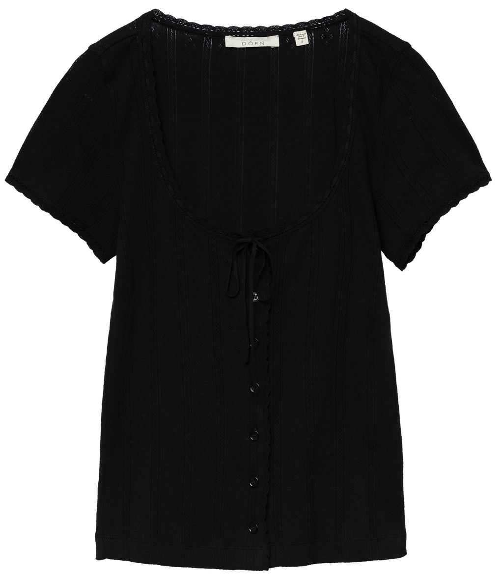 Lara Tee in Black - view 6