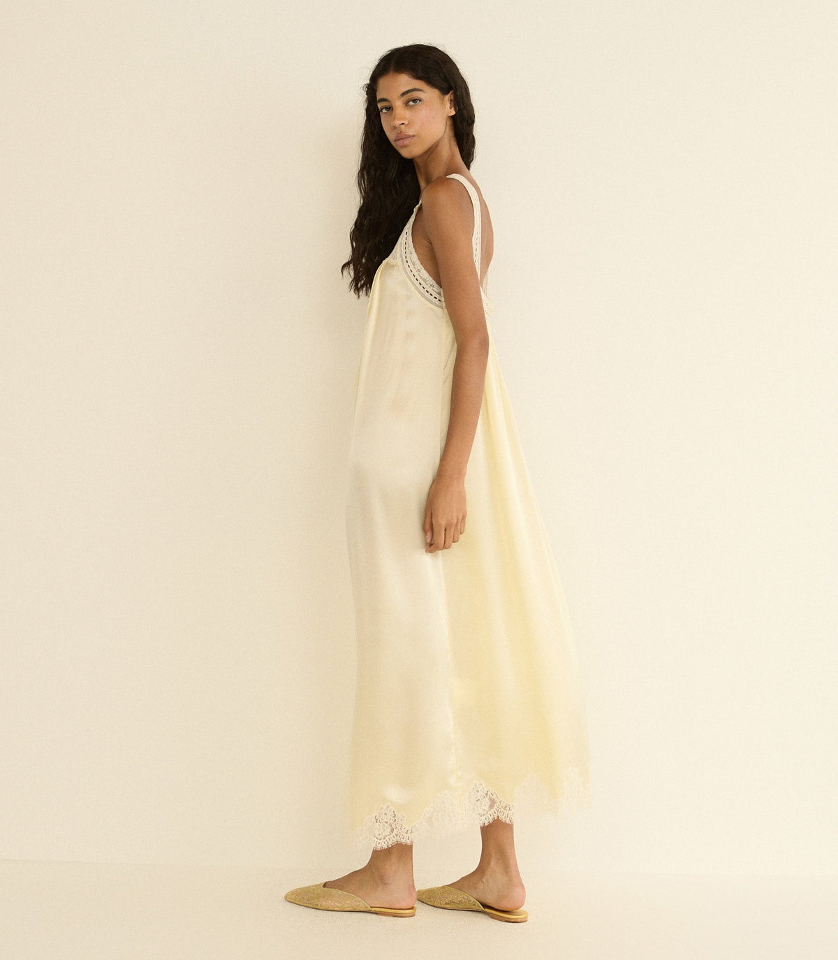 Luciane Dress in Vanilla - view 4