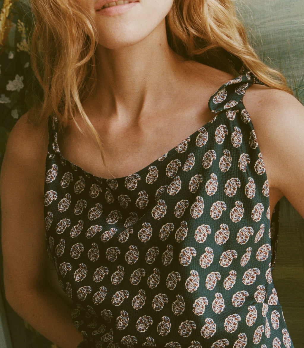 Mariselle Dress in Chaumont Paisley - view 4