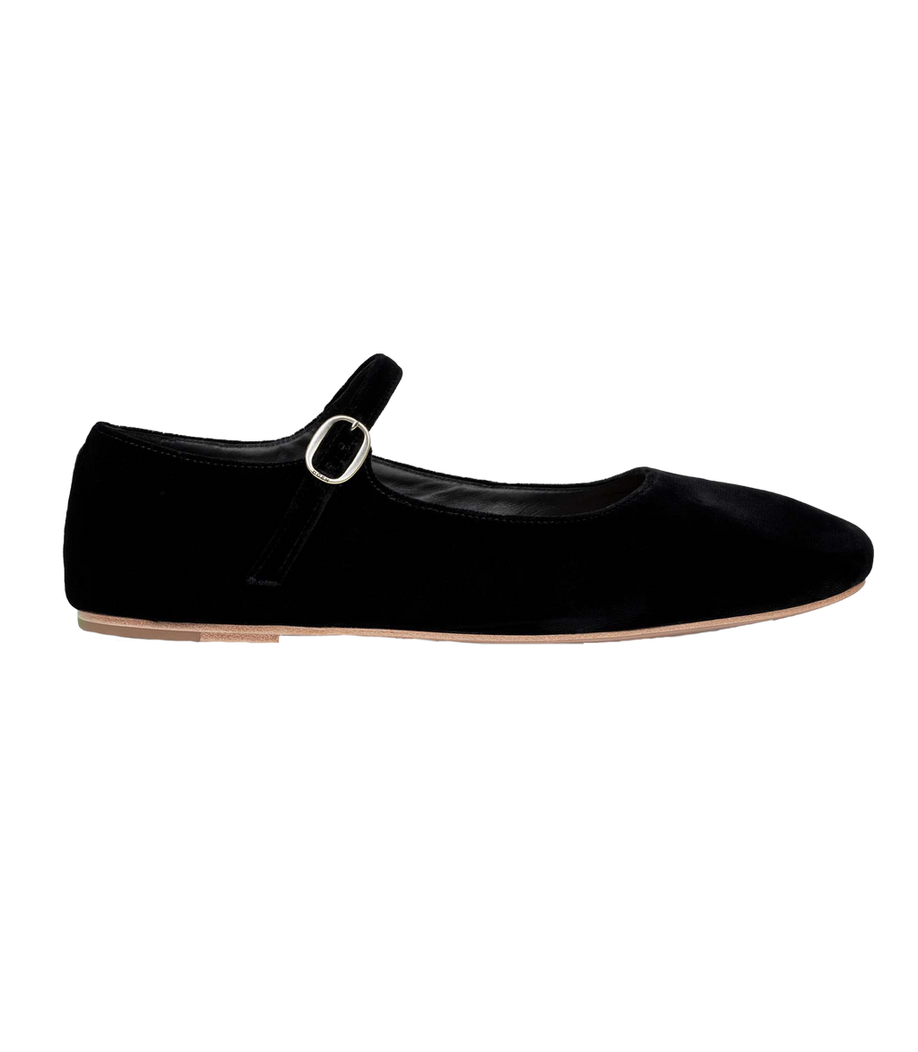 Mary Jane Slipper in Black - view 6