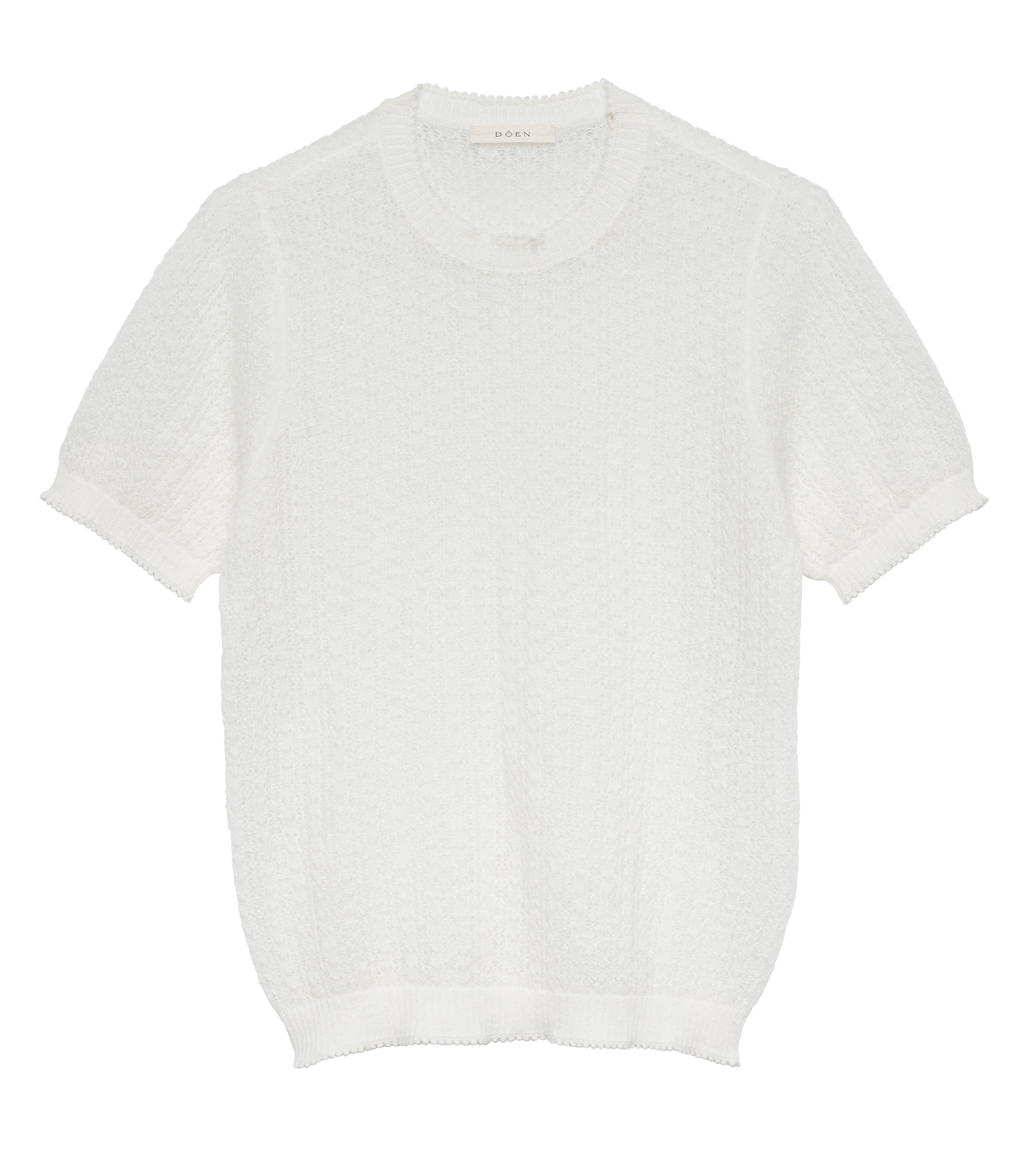 Monica Sweater in Ivory - view 6