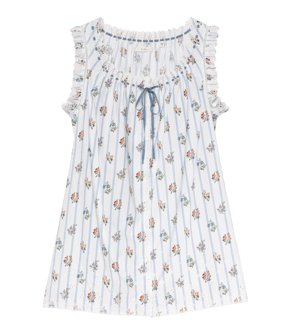 Nessie Dress in Fleurs de Bordeaux - view 5