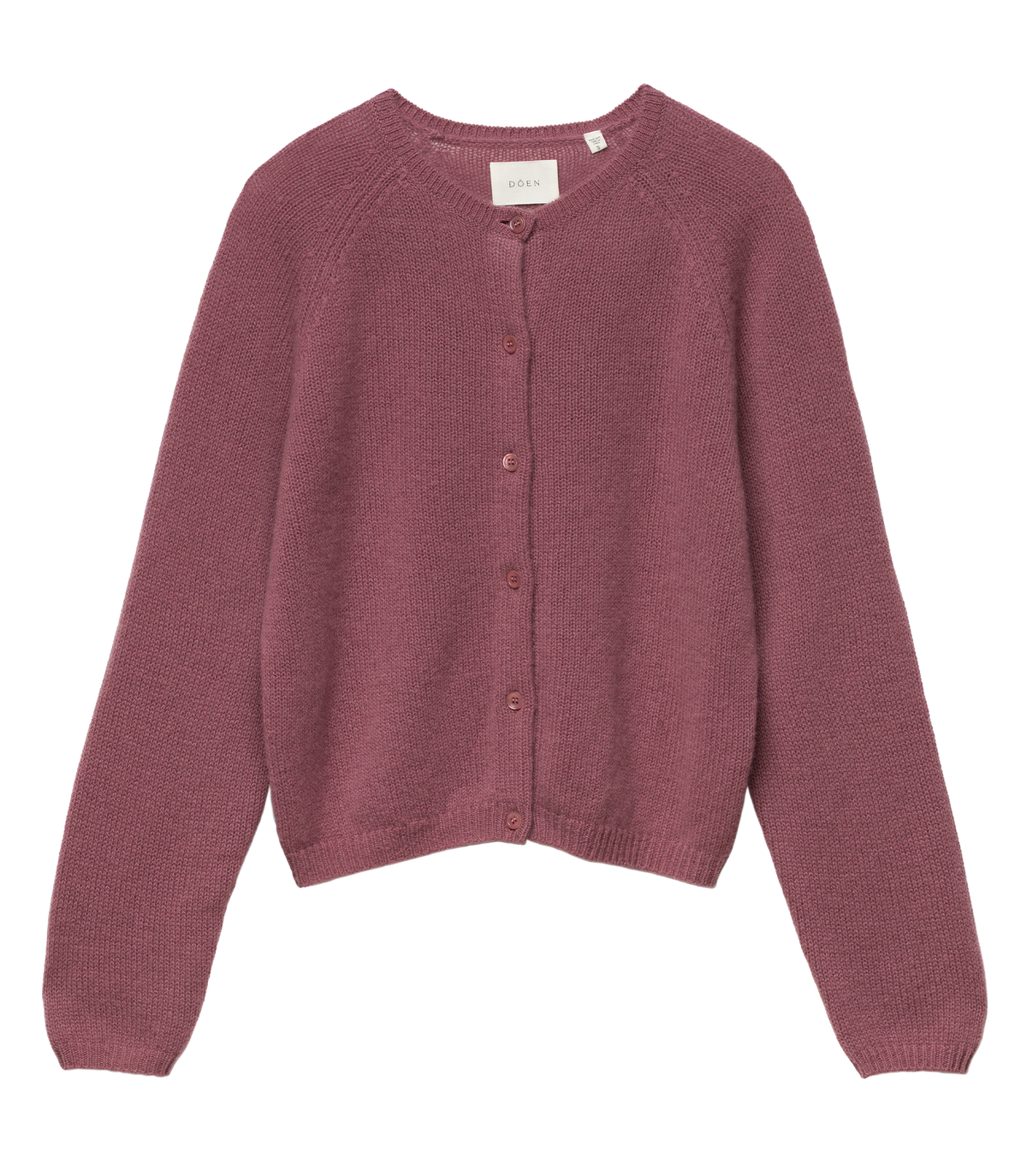 Peroline Cashmere Cardigan in Rose Mauve - view 6