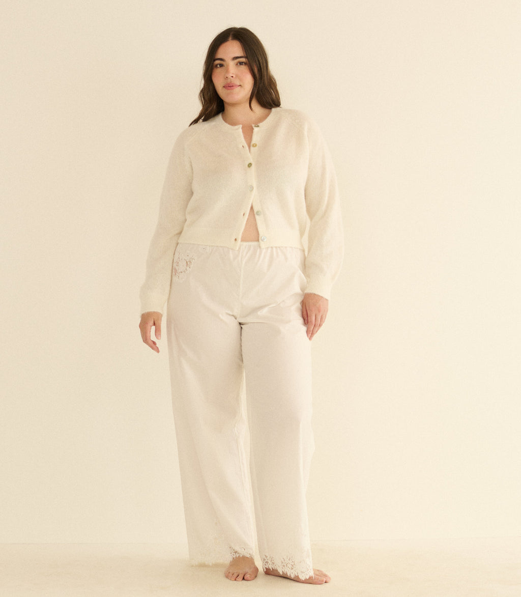 Petra Cardigan in Ivory - view 6