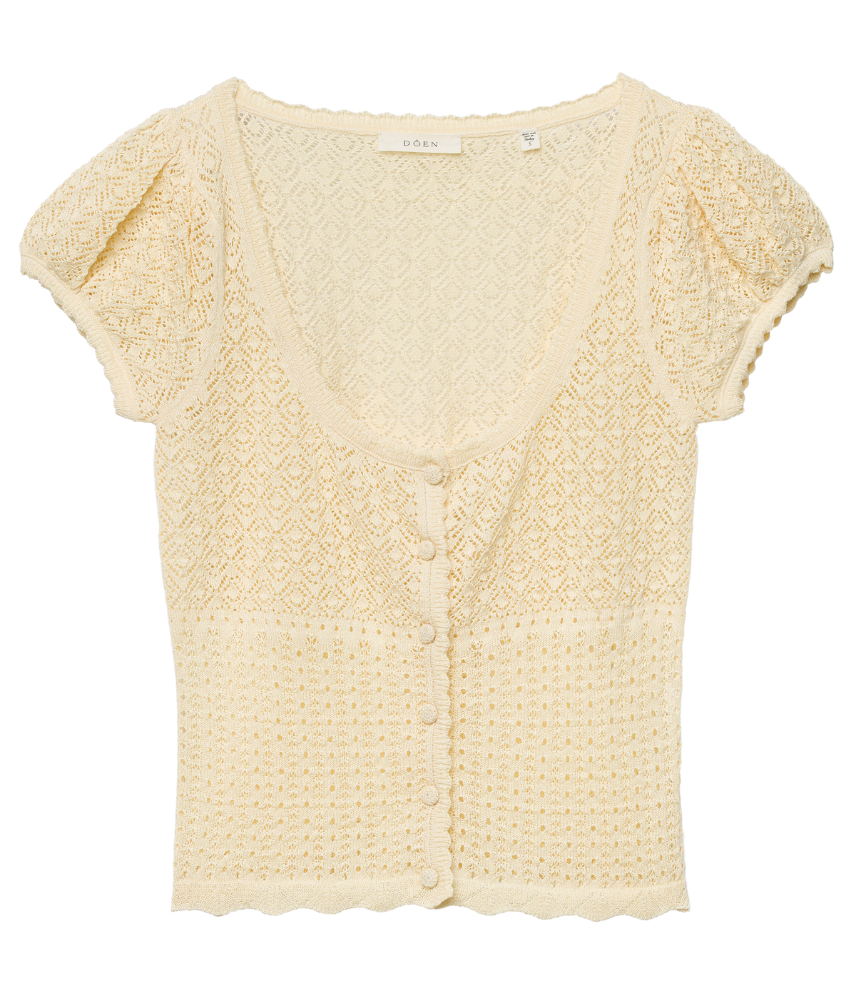 Priscilla Cardigan in Vanilla - view 5