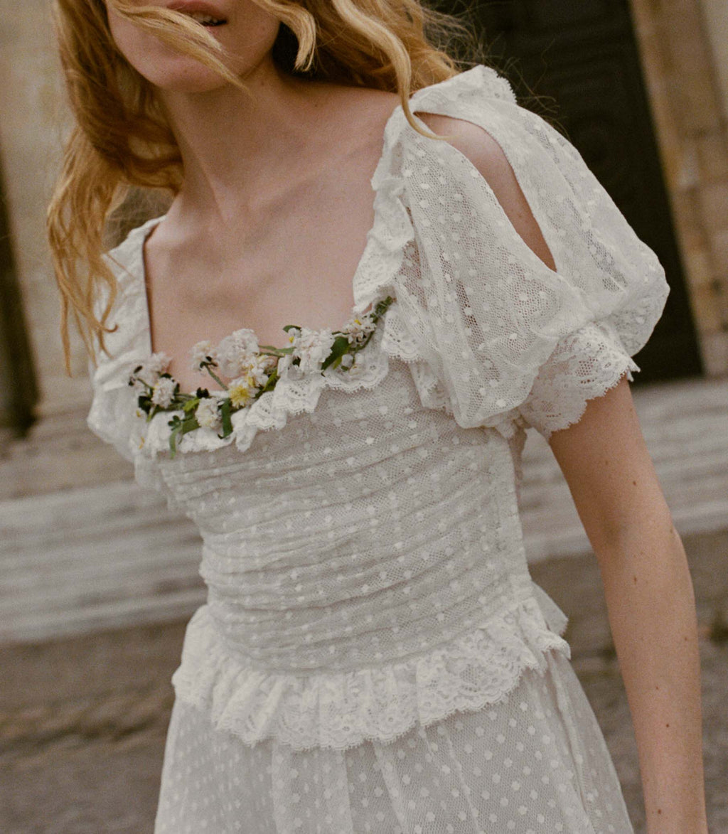 Sol Anniversary Dress in Salt - view 6