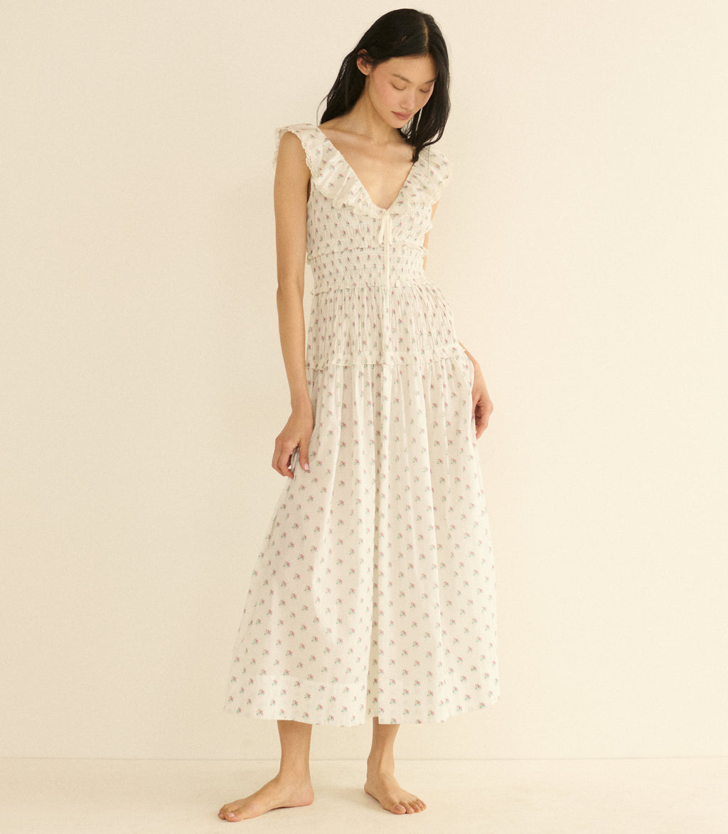 Sorina Dress in Petit Posy Calico - view 2