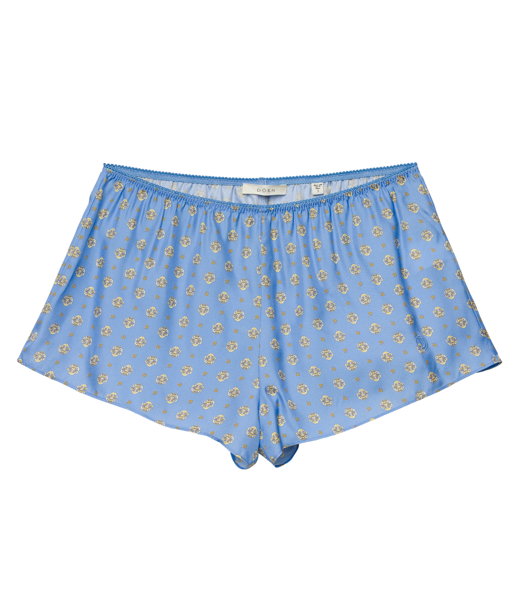 Thelma Short in Periwinkle Cadiz Foulard - view 6