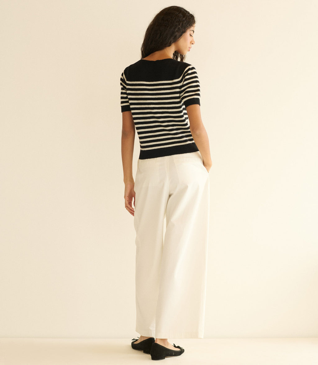 Vidette Sweater in Marceau Stripe - view 4