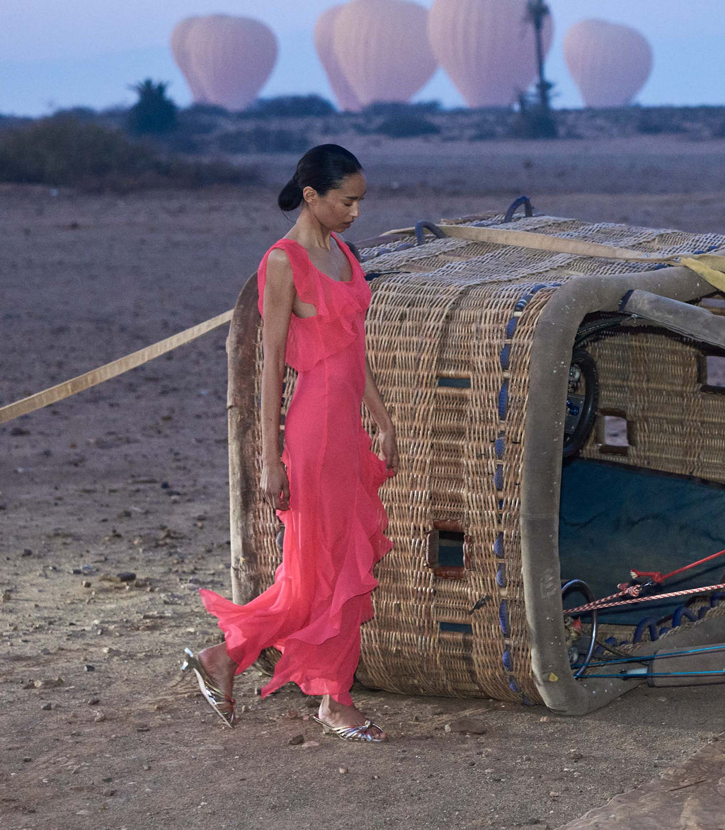 Zelia Dress in Bougainvillea - view 3